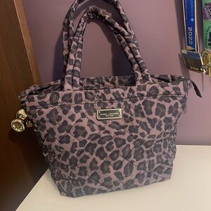NWOT MARC JACOBS Medium Quilted Tote With Leopard Print